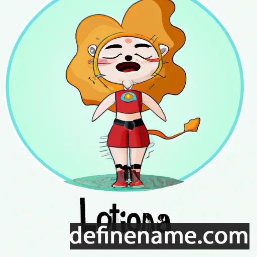 cartoon of the name Lionita