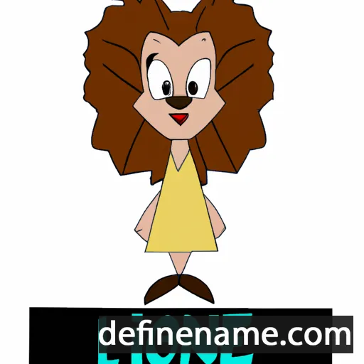 cartoon of the name Lionne