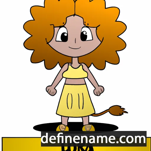 cartoon of the name Lionora