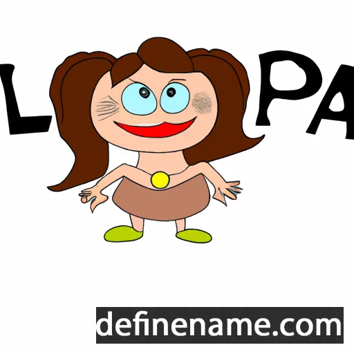 cartoon of the name Lipa