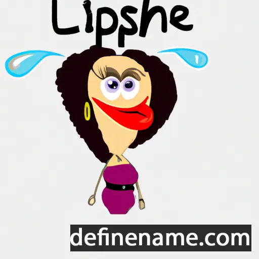 cartoon of the name Lipshe