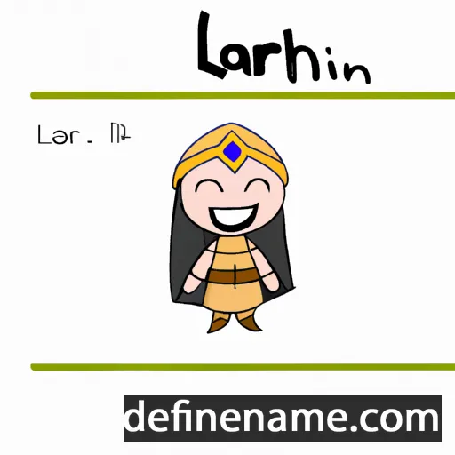 cartoon of the name Lirahn