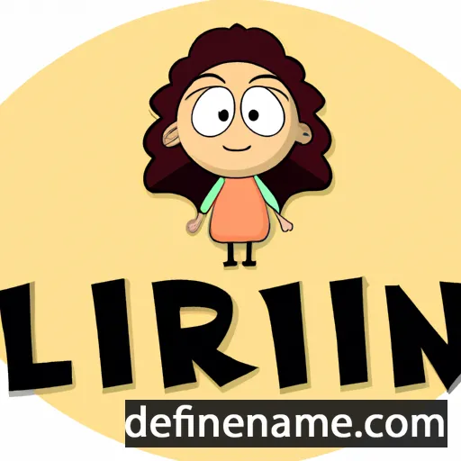 cartoon of the name Lirani