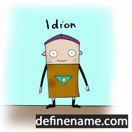 cartoon of the name Liridon