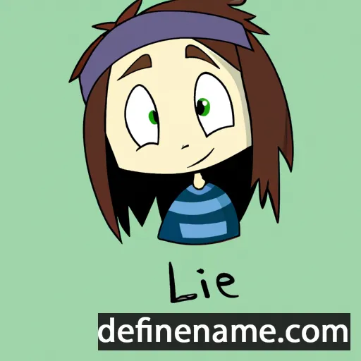 cartoon of the name Lirije