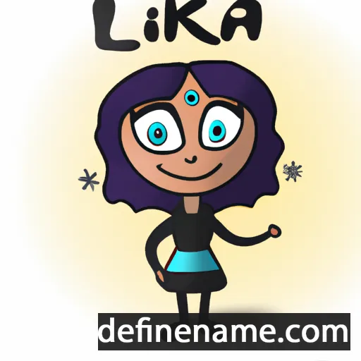 cartoon of the name Lirika