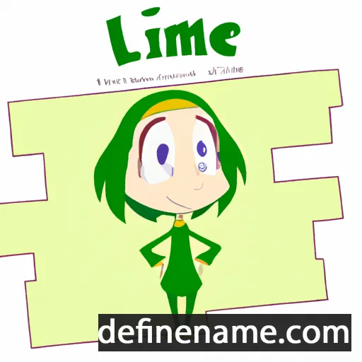 cartoon of the name Lirime