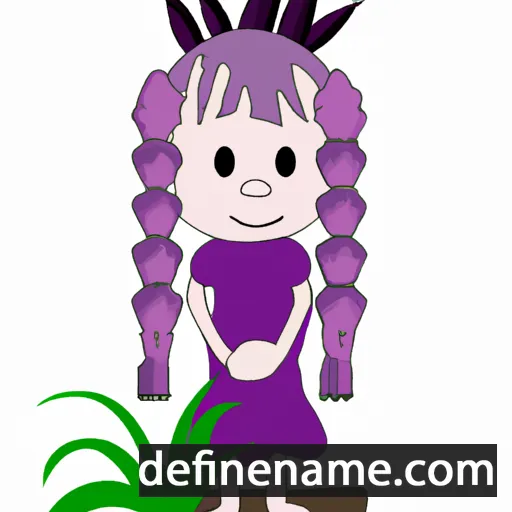 cartoon of the name Liriope