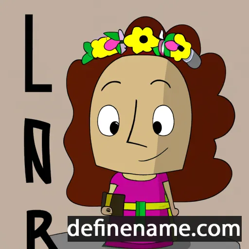 cartoon of the name Lirona