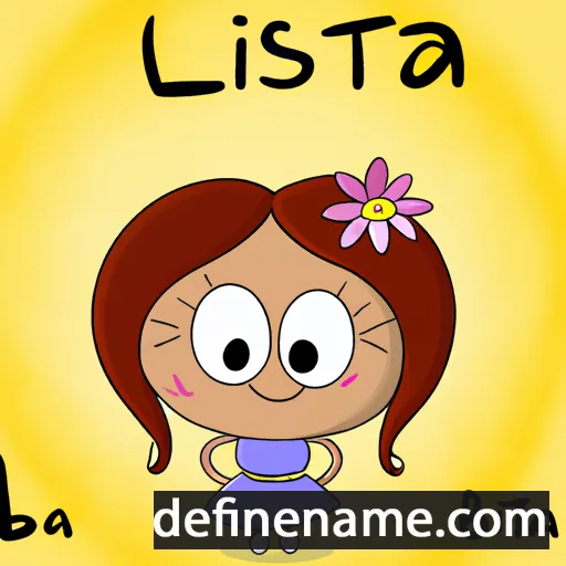 cartoon of the name Lisabbetta