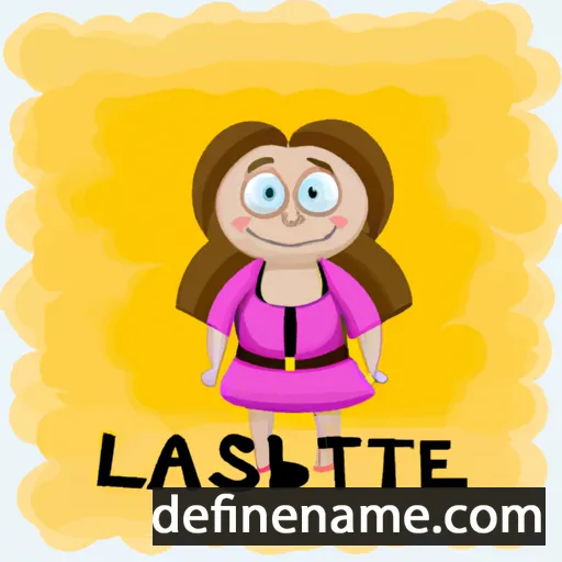 cartoon of the name Lisabet