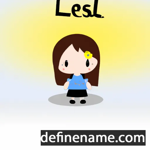 cartoon of the name Liséa