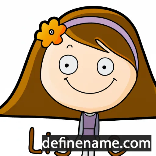 cartoon of the name Lisel