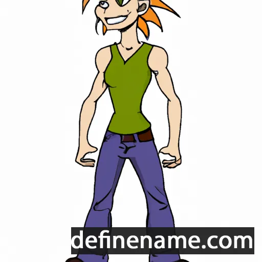 cartoon of the name Lisen