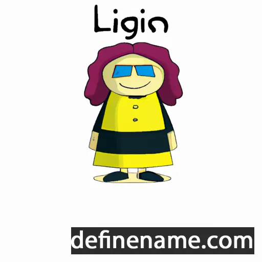 cartoon of the name Lisigna