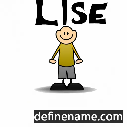 cartoon of the name Lisle