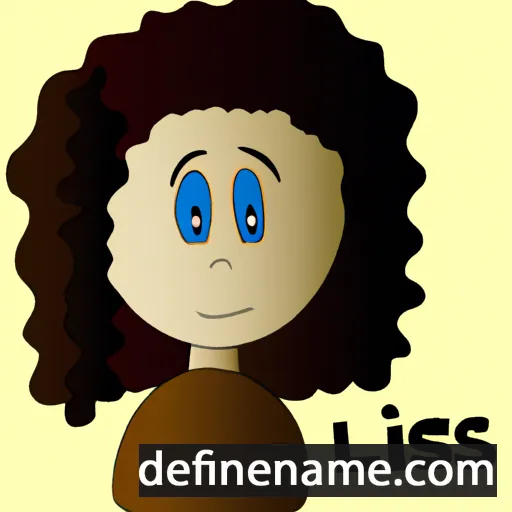 cartoon of the name Liss