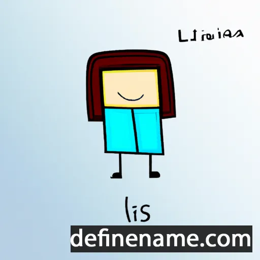 cartoon of the name Liss