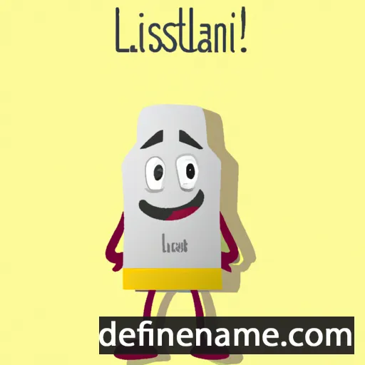 Listalín cartoon