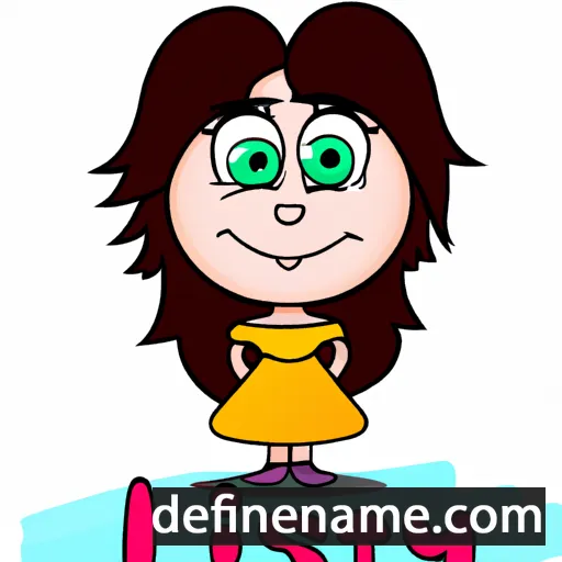 cartoon of the name Lisy