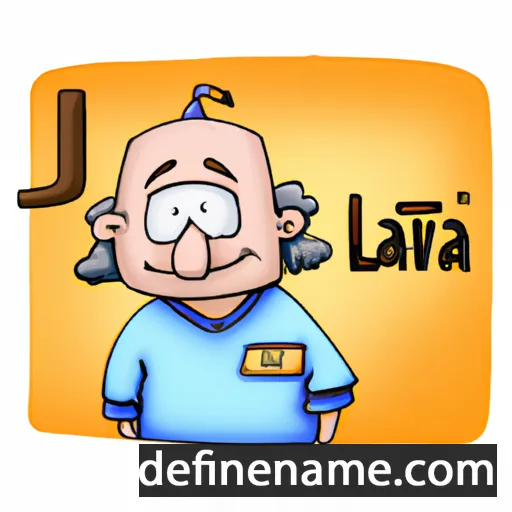 cartoon of the name Litav