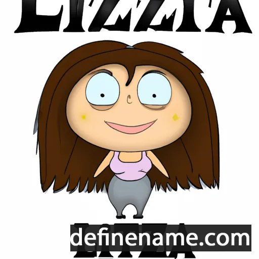 cartoon of the name Litizia