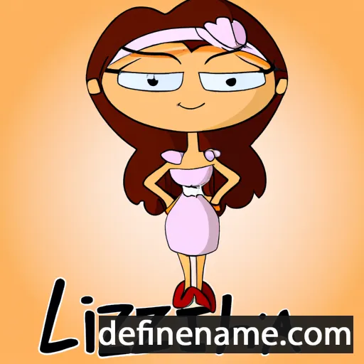 cartoon of the name Litizzia