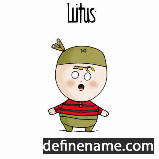 cartoon of the name Liūtas