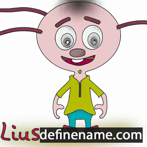 cartoon of the name Liucijus