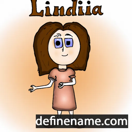 cartoon of the name Liudvina