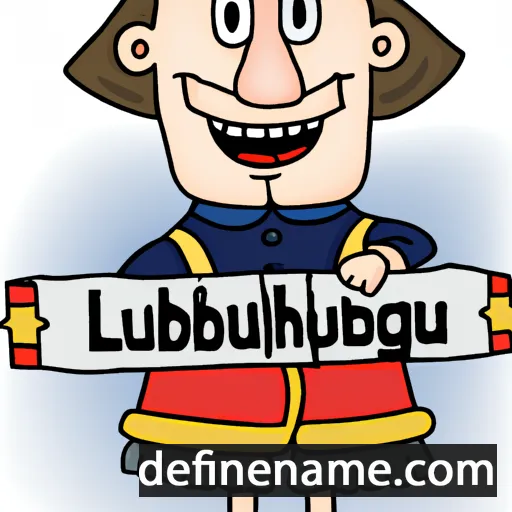 cartoon of the name Liutburg