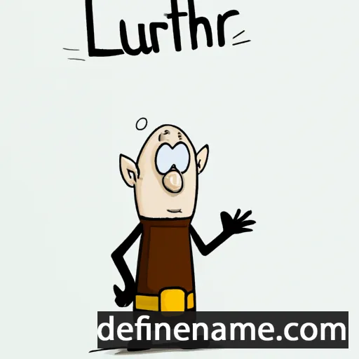 cartoon of the name Liuthar