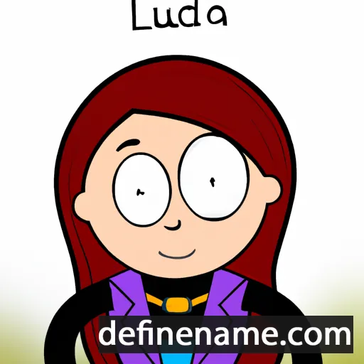 cartoon of the name Liutrada