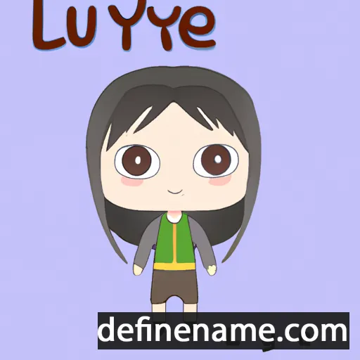 cartoon of the name Liuye