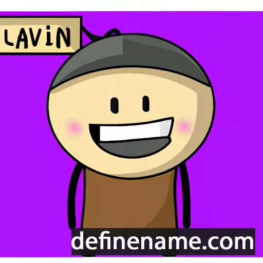 cartoon of the name Liván