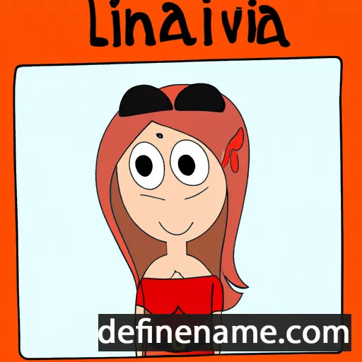 cartoon of the name Livana