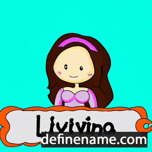 cartoon of the name Livianna