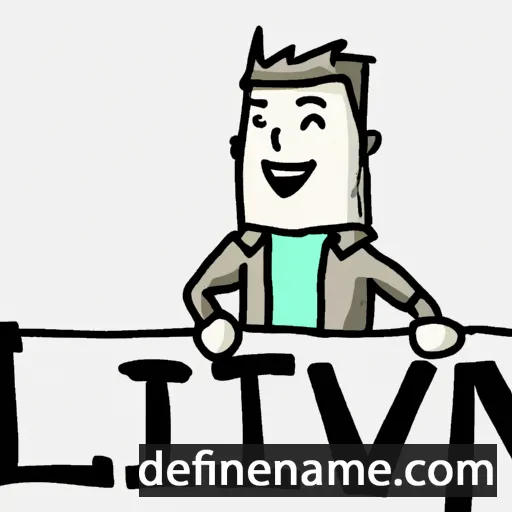 cartoon of the name Livin