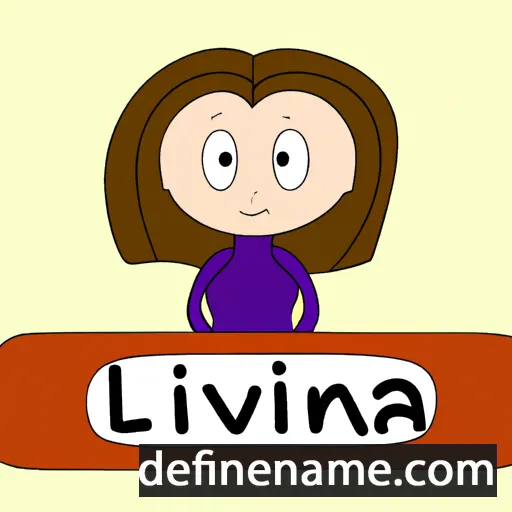 cartoon of the name Livina