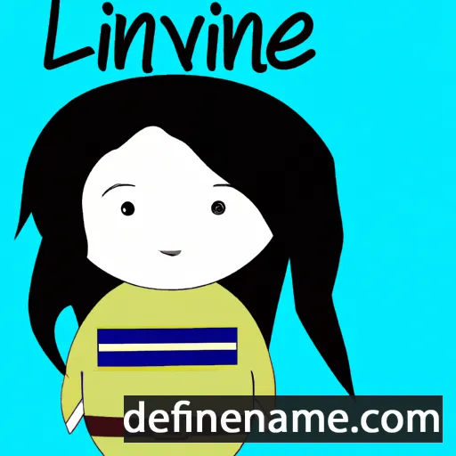 cartoon of the name Livine