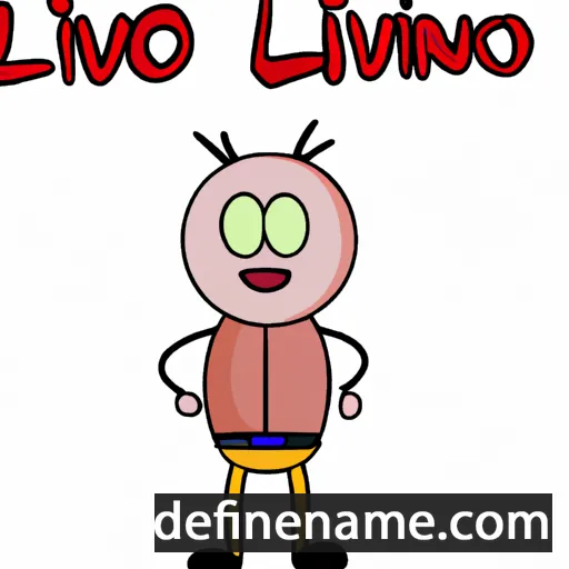 cartoon of the name Livino