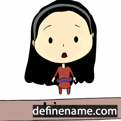 cartoon of the name Livitha