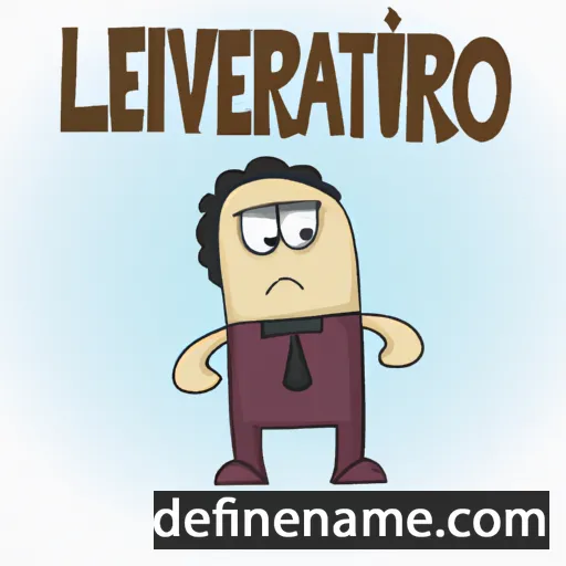 cartoon of the name Livramento