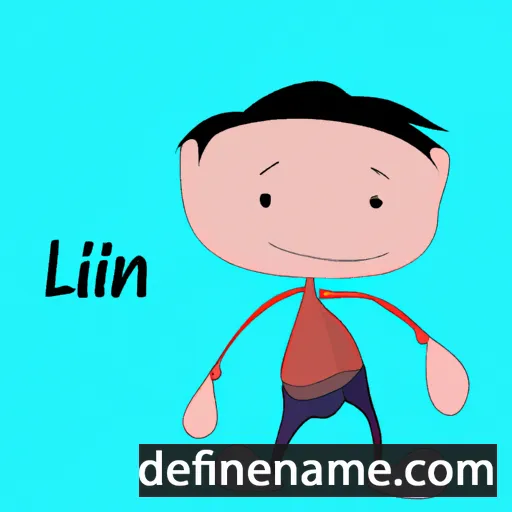 cartoon of the name Lixin