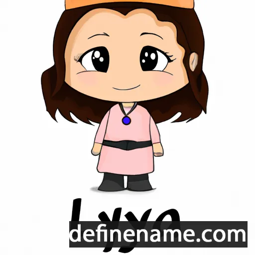 cartoon of the name Liyaa