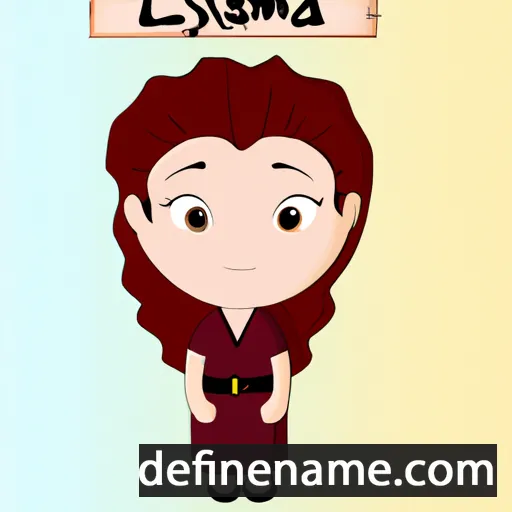 cartoon of the name Liyanna