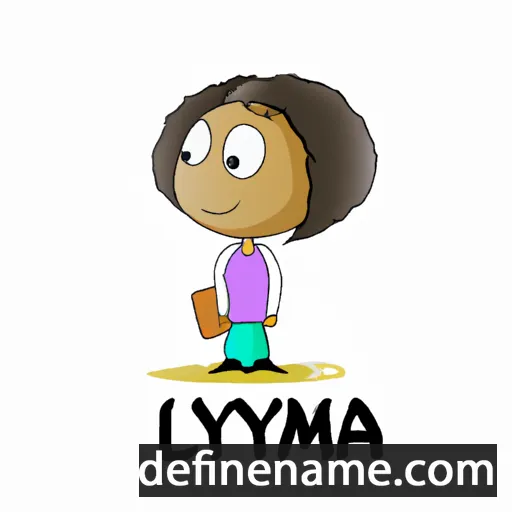 cartoon of the name Liyema