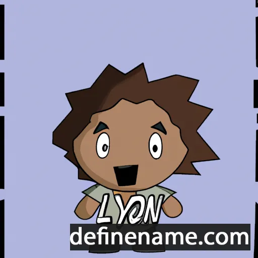 cartoon of the name Liyón