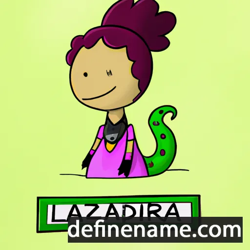 cartoon of the name Lizandra