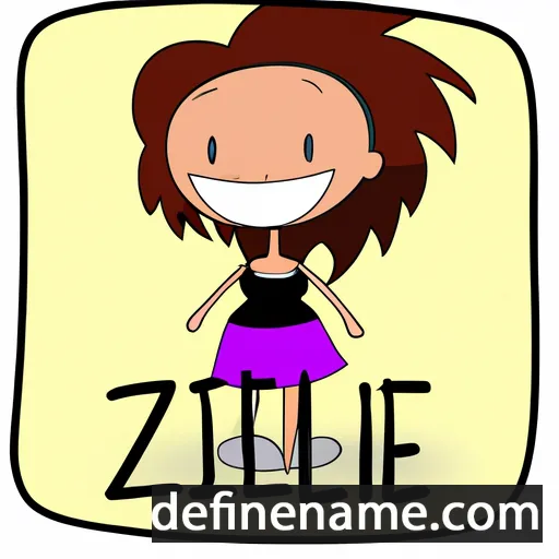 cartoon of the name Lizelle